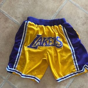 Vintage Lakers GameDay Shorts